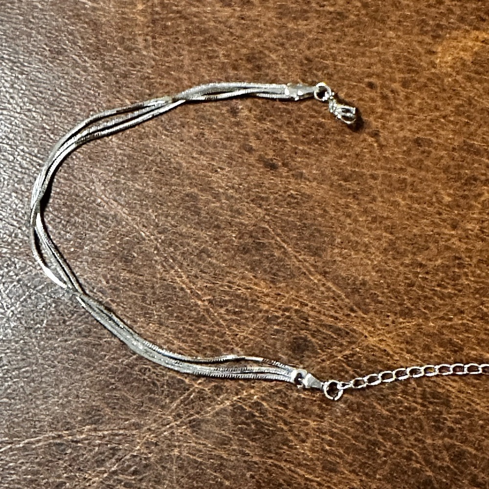 Bracelet Silver 925 three strand Chain